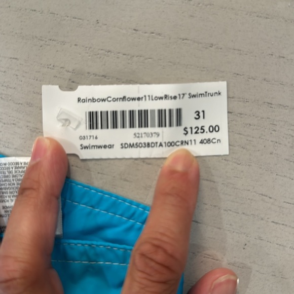 Sundek oversea blue men’s bathing suit - size 31 - new with tags - Picture 10 of 11